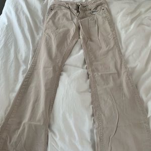VS khaki flare pants
